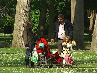 Familia en el parque